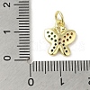 Real 18K Gold Plated Brass Pave Cubic Zirconia Pendants KK-M283-11I-02-3