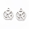 Non-Tarnish 201 Stainless Steel Charms STAS-A047-15P-1