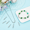 Beebeecraft 10Pcs Brass with Cubic Zirconia Fold Over Clasps ZIRC-BBC0002-67P-4