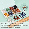  144G 8 Style Natural & Synthetic Gemstone Beads G-NB0002-62-6
