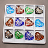 Handmade Silver Foil Lampwork Pendants FOIL-S118-B-1