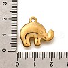 304 Stainless Steel Pendants STAS-C122-10G-3