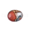Mother's Day Gifts Natural Ocean Jasper Oval Palm Stone Reiki Polished Healing Pocket Worry Stone Crystal for Anxiety Stress Relief Therapy PW-WGFDB78-01-5