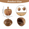 Wood Apple Box Jewelry Pendants WOOD-WH0027-64A-2