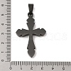 304 Stainless Steel Big Pendants STAS-G346-06EB-3