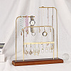 Rectangle Iron Jewelry Display Stands ODIS-F001-04G-1