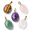 Natural Mixed Gemstone Pendants G-E603-03G-1