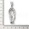 304 Stainless Steel Pendants STAS-Z098-19AS-3
