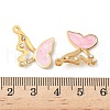 304 Stainless Steel Enamel Pendants STAS-U057-08G-02-3