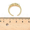 Brass Adjustable Cuff Rings for Women RJEW-A067-01G-5