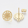 304 Stainless Steel Stud Earring Findings STAS-S079-33A-2