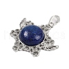 Dyed Natural Lapis Lazuli Pendants G-I366-02P-14-2