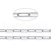 Tarnish Resistant 304 Stainless Steel Paperclip Chains CHS-F011-01A--P-1