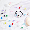   270Pcs 9 Colors Transparent Crackle Glass Round Beads CCG-PH0001-04-3