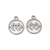 Non-Tarnish 304 Stainless Steel Charms STAS-J042-10P-1