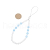 Gemstone Mobile Straps HJEW-JM03414-4