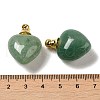 Natural Green Aventurine Perfume Bottle Pendants G-Z039-03G-06-3