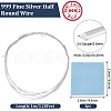 Beebeecraft 999 Fine Silver Sterling Silver Wires STER-BBC0006-65D-2
