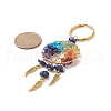 Natural Lapis Lazuli Keychain KEYC-JKC00435-04-2