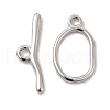 Non-Tarnish 304 Stainless Steel Toggle Clasps X-STAS-F290-06P-1