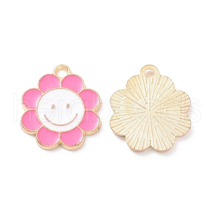 Alloy Enamel Pendants PALLOY-D015-07C-1