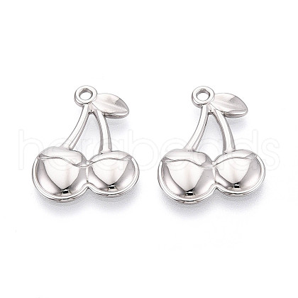 304 Stainless Steel Pendants STAS-T065-76P-1