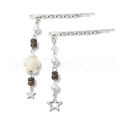 Hair Accessories Iron Hair Bobby Pin Findings PHAR-JH00106-01-1