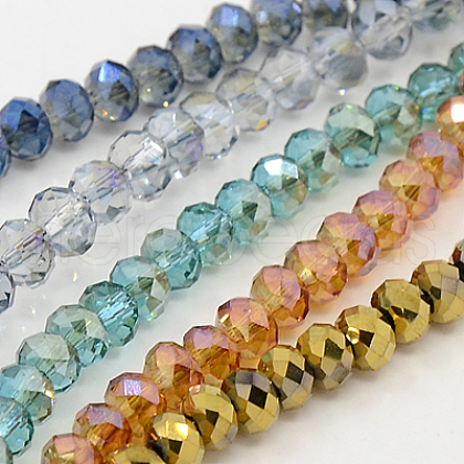Electroplate Glass Strands EGLA-D038-4x3mm-M1-1