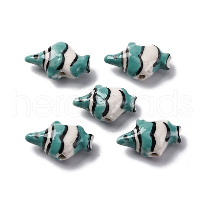 Handmade Porcelain Beads PORC-R002-02I-1