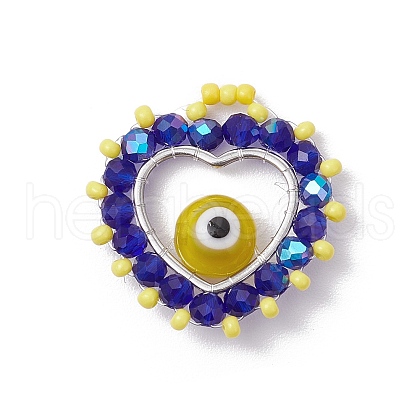 Glass Beads Pendants PALLOY-MZ00654-05-1