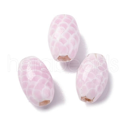Two Tone Handmade Lampwork Beads LAMP-K042-01F-1