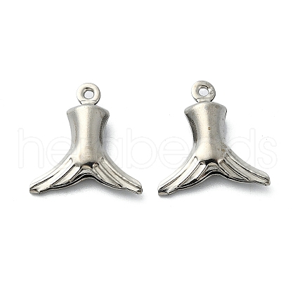 304 Stainless Steel Pendants STAS-L024-017P-1