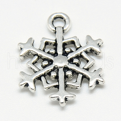 Tibetan Style Alloy Pendants TIBE-S301-031AS-RS-1