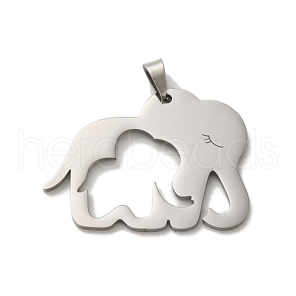 Non-Tarnish 304 Stainless Steel Pendants STAS-O005-24A-P-1