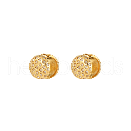 Stainless Steel Hoop Earrings LR0799-1-1
