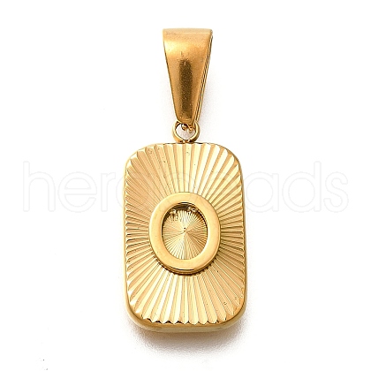 304 Stainless Steel Pendants STAS-S161-01O-G-1