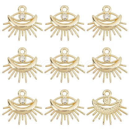 SUNNYCLUE 30Pcs Rack Plating Alloy Pendants FIND-SC0003-86-1