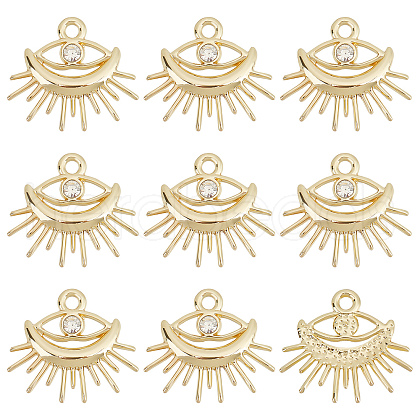 SUNNYCLUE 30Pcs Rack Plating Alloy Pendants FIND-SC0003-86-1