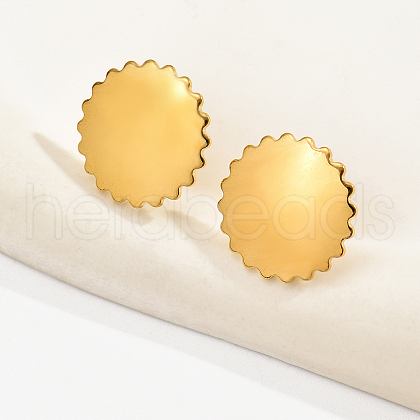 Elegant Irregular Metal Earrings for Women ED6861-1