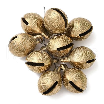 Brass Bell Pendants KKB-A003-40mm-1