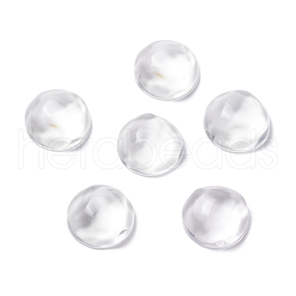 Transparent Resin Cabochons GGLA-G021-01-1