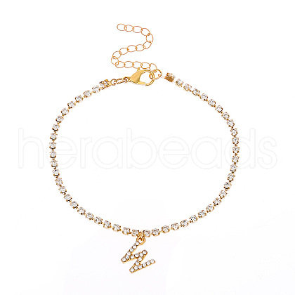 Fashionable and Creative Rhinestone Anklet Bracelets DA6716-23-1