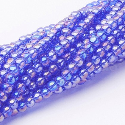 Glass Bead Strands X-GR6mm-23Y-AB-1