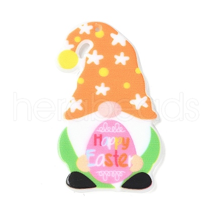 Printed Acrylic Pendants OACR-V004-02G-1