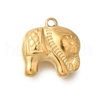 PVD Vacuum Plating 201 Stainless Steel Charms STAS-C111-18G-1