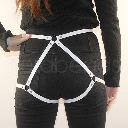 Alloy & Imitation Leather Waist Chains FS-WGFD006-04-1