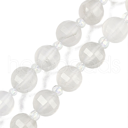 Natural White Jade Beads Strands G-G182-B28-03-1