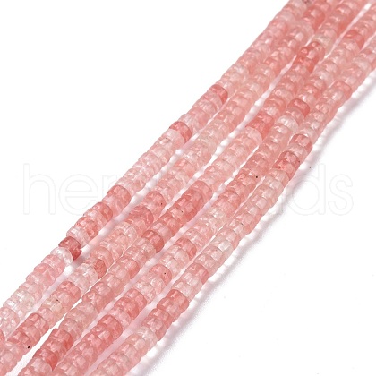 Cherry Quartz Glass Beads Strands G-P468-20-1