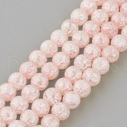 Synthetic Crackle Quartz Beads Strands GLAA-S134-12mm-01-1