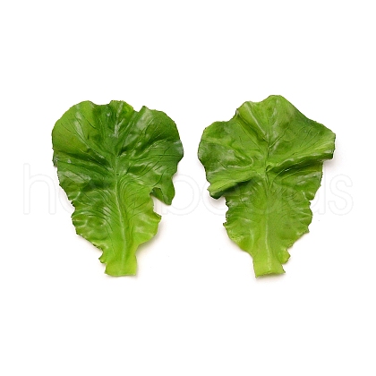 Artificial Fake Food Miniature PVC Vegetable Lettuce AJEW-WH0250-17-1
